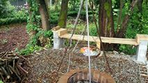کلبه چوبی رویایی با استخر روباز در رامسر-3